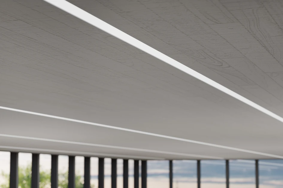 Mind the gap: Available in lengths up to 24 metres, RUN+’s flexibility means that architects can design without having to worry about unwanted visual interruptions in their lighting projects