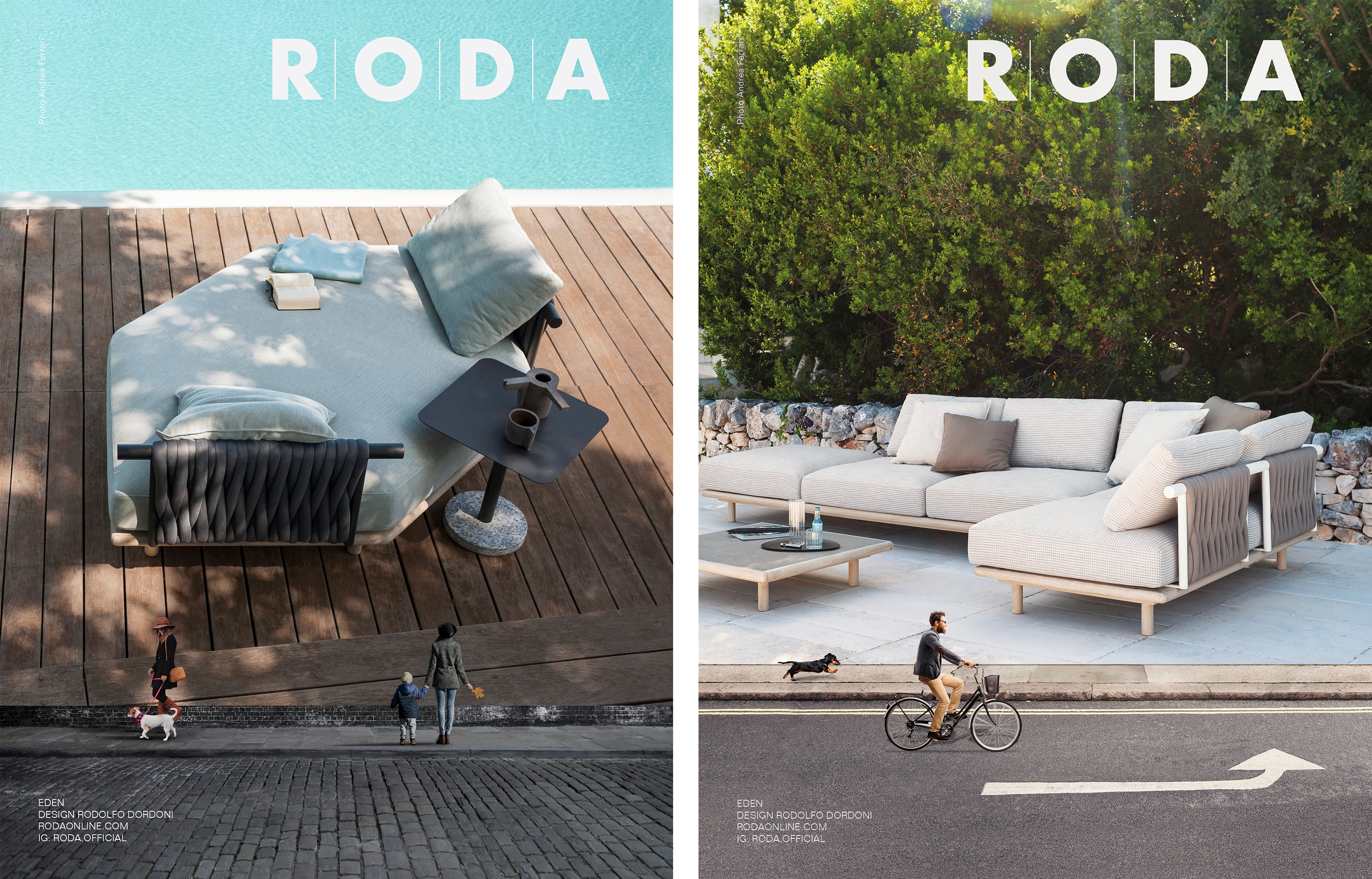 The billboard-like images in Eden’s offbeat ad campaign evoke a blissfully carefree lifestyle 