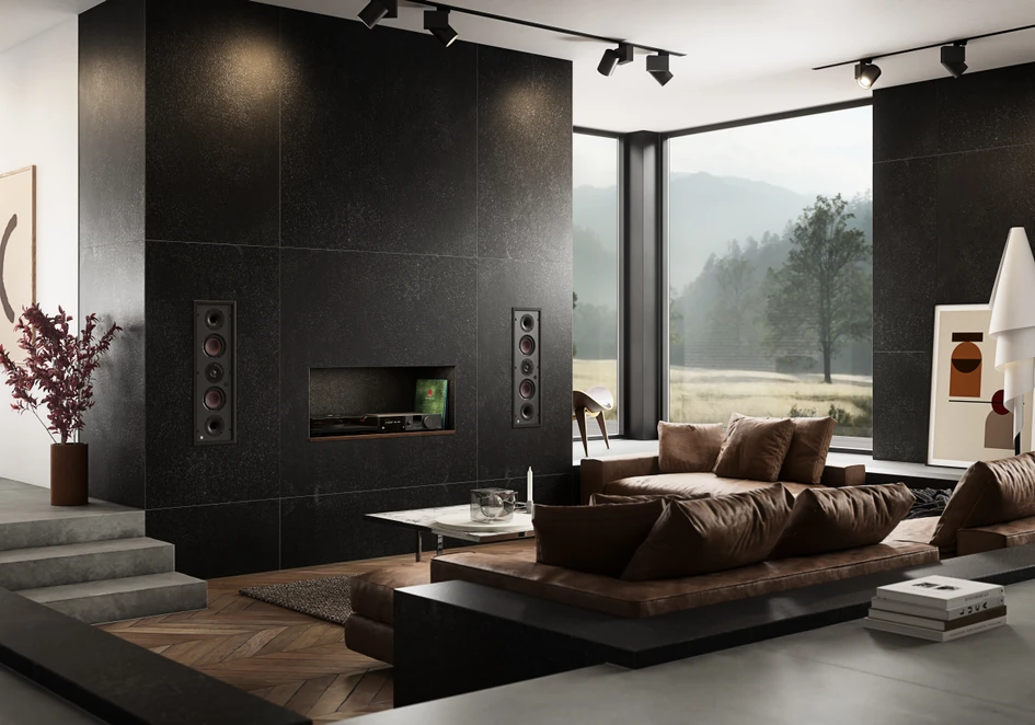 DALI’s wall-mounted speakers appeal to architects and interior designers for  their ability to discreetly blend into walls and partitions in elegant spaces