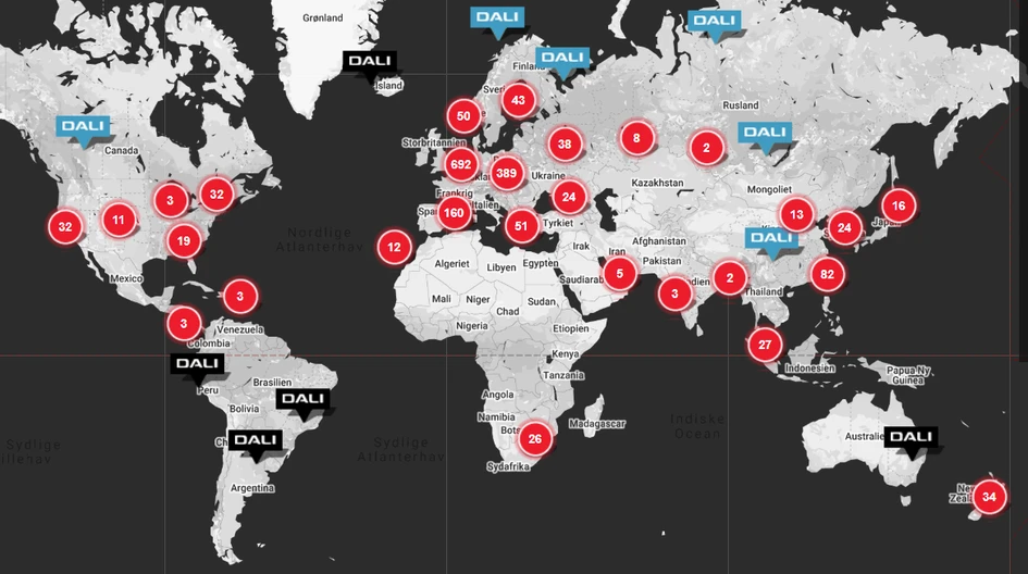 DALI has a presence in over 70 countries, so the brand’s many specialists are never far away