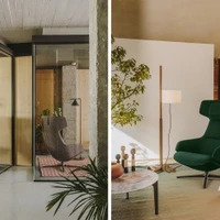 Aston Club mag mächtig wirken, entscheidend für sein Design ist aber Nachhaltigkeit – die Innenteile sind aus recyceltem Kunststoff. Fotos mit freundlicher Genehmigung von Arper