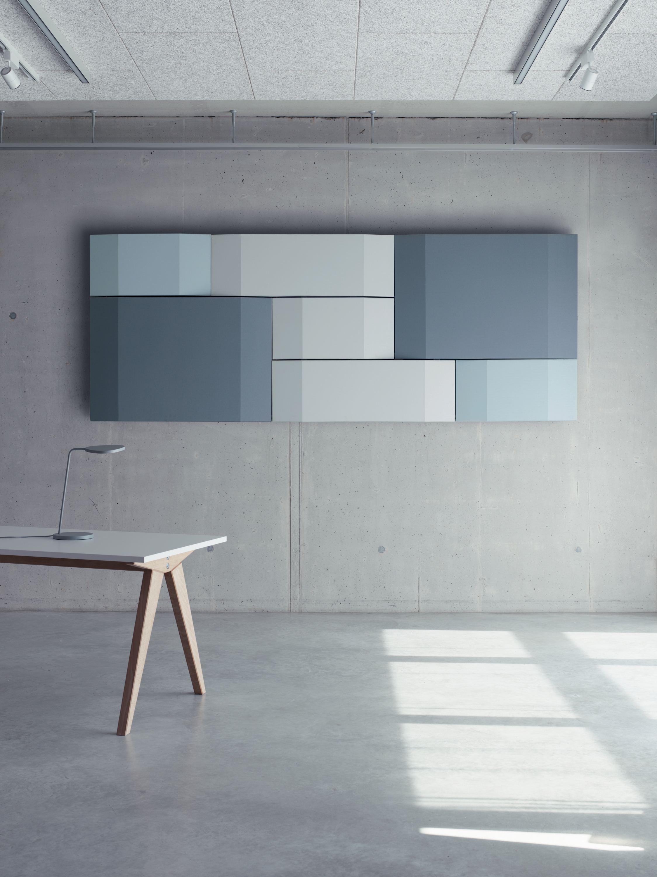 Mobility creates flexibility – a particularly important feature, especially in more open spaces. In addition to permanently mounted elements, movable modules can be used to create a working environment individually adapted to your own requirements