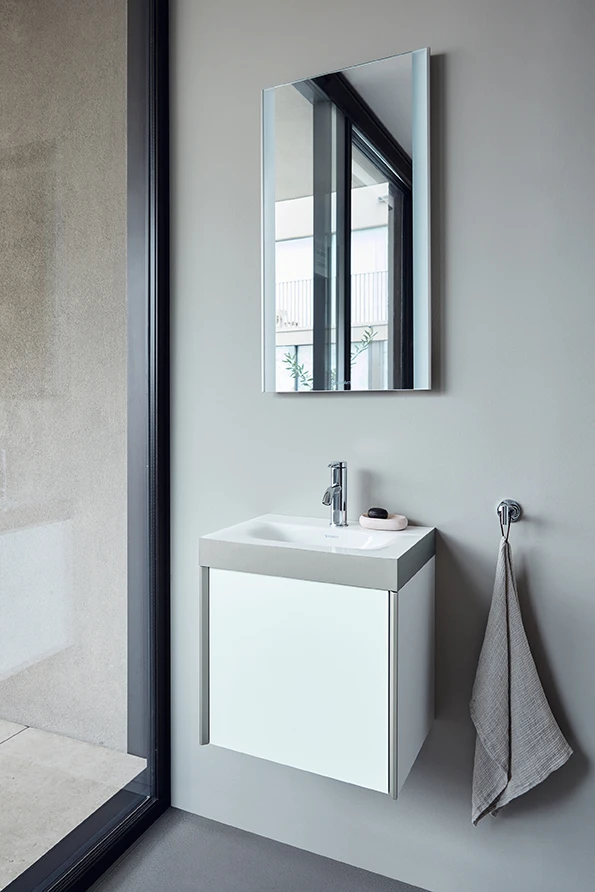 Individuell anpassbar: Duravit bietet mit Viu und XViu zahlreiche Oberflächen-, Farb- und Grössenvarianten