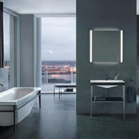 Post-industrielle Eleganz im Badezimmer: bei der Komplettbadserie Viu sowie XViu von Duravit verbinden sich präzise Geometrie und organische Formen