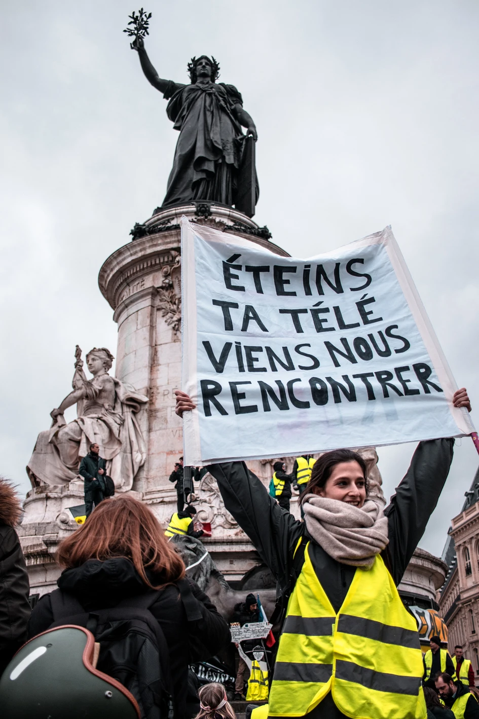 Place de la Republique, Paris, France. Image via Shutterstock/ By Salvatore Allotta