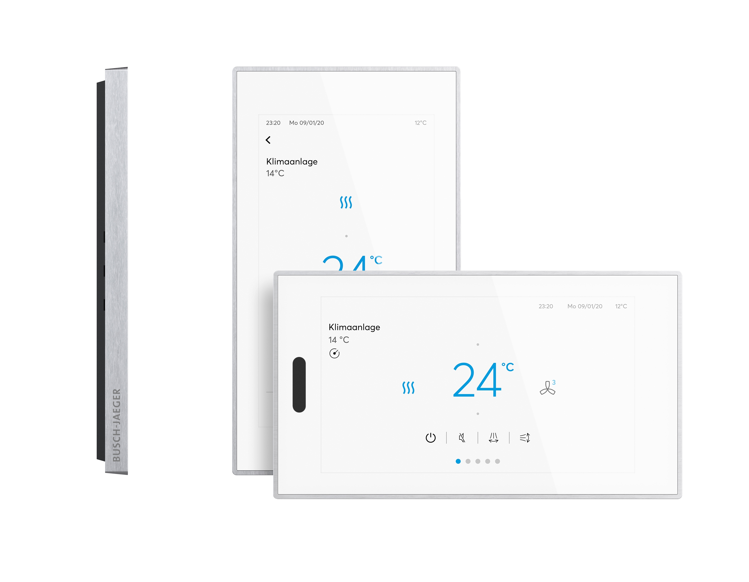 Simplicity and clarity are also the main focus when designing the interfaces of control systems