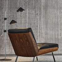 With its deep seat and inclined backrest, Marcio Kogan’s indoor Daiki armchair pays homage to the laid-back yet elegant mid-century modern style