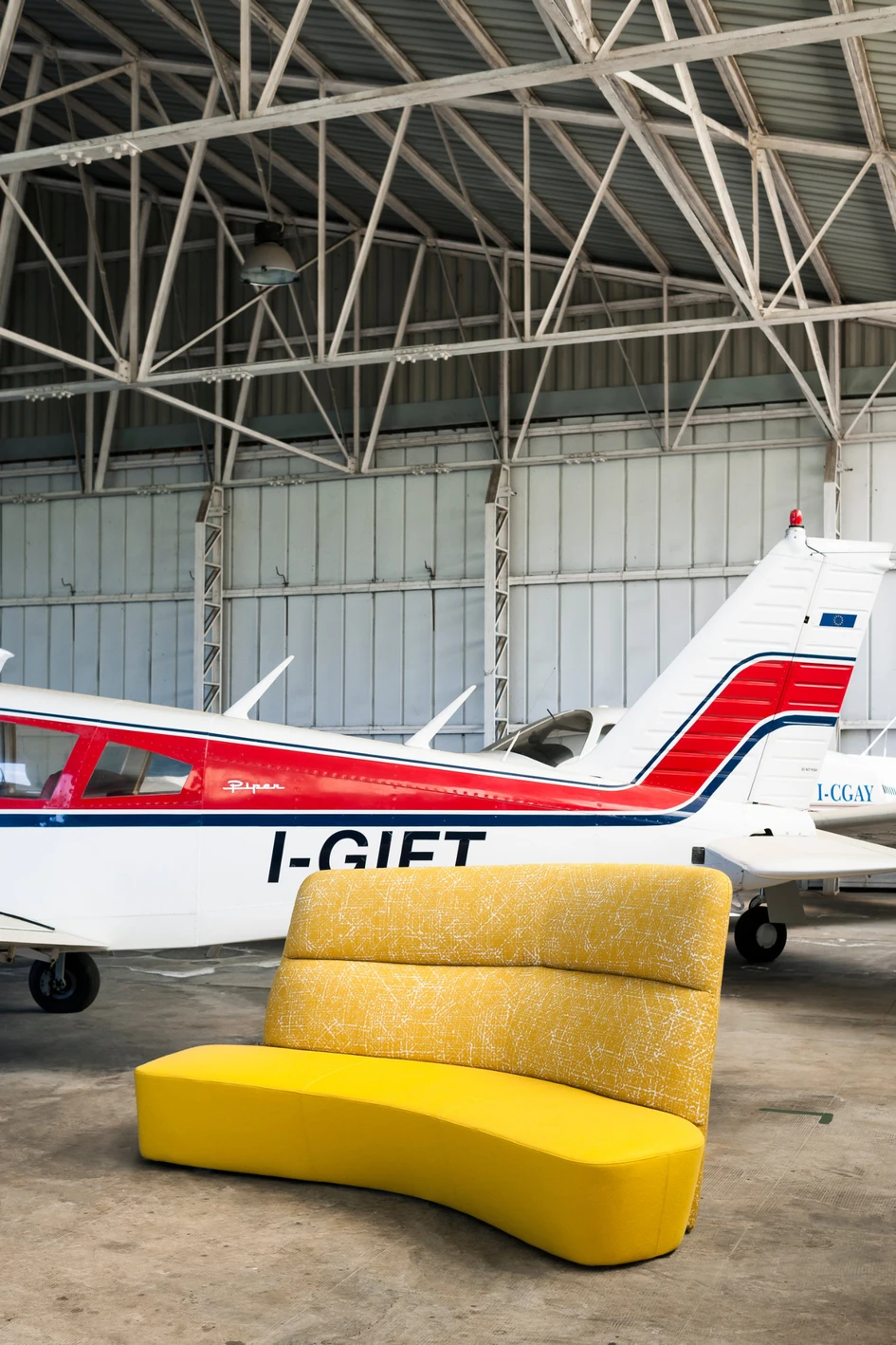 Inspired by the icebergs in the upper reaches of the North Sea, the new Polar Alcove is a high-backed seating system that creates intimate, private spaces and shields its occupants from distractions