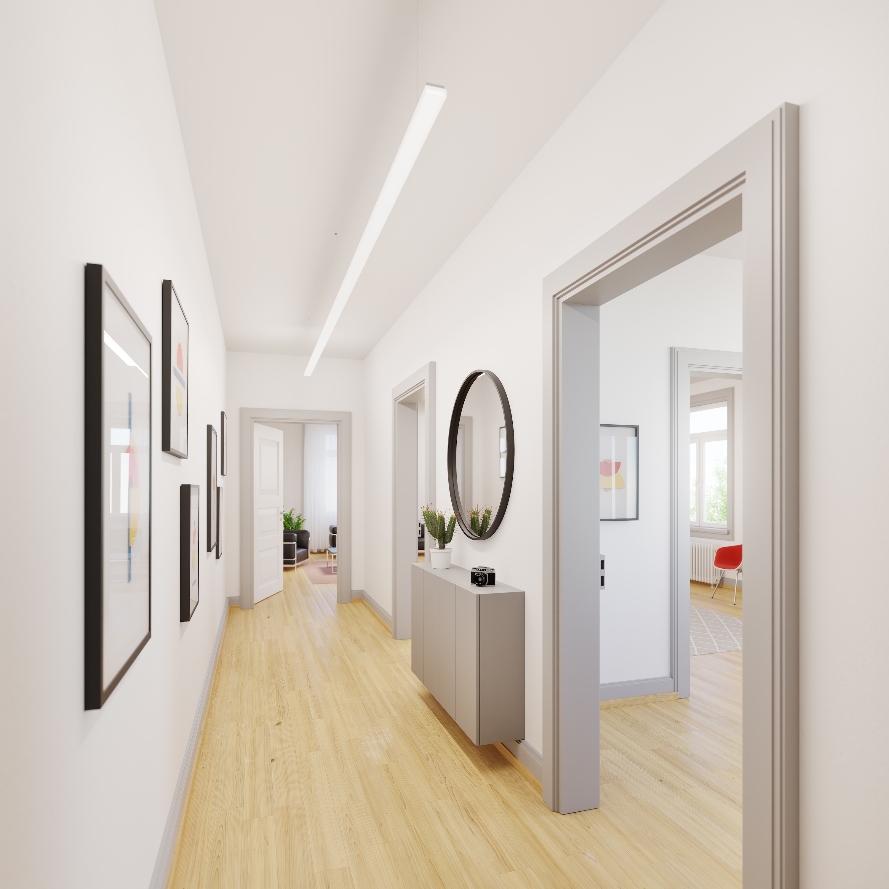 Flur, Essbereich oder Küche – Purelite Slim von Regent Lighting sorgt auch in den eigenen vier Wänden für perfektes Licht