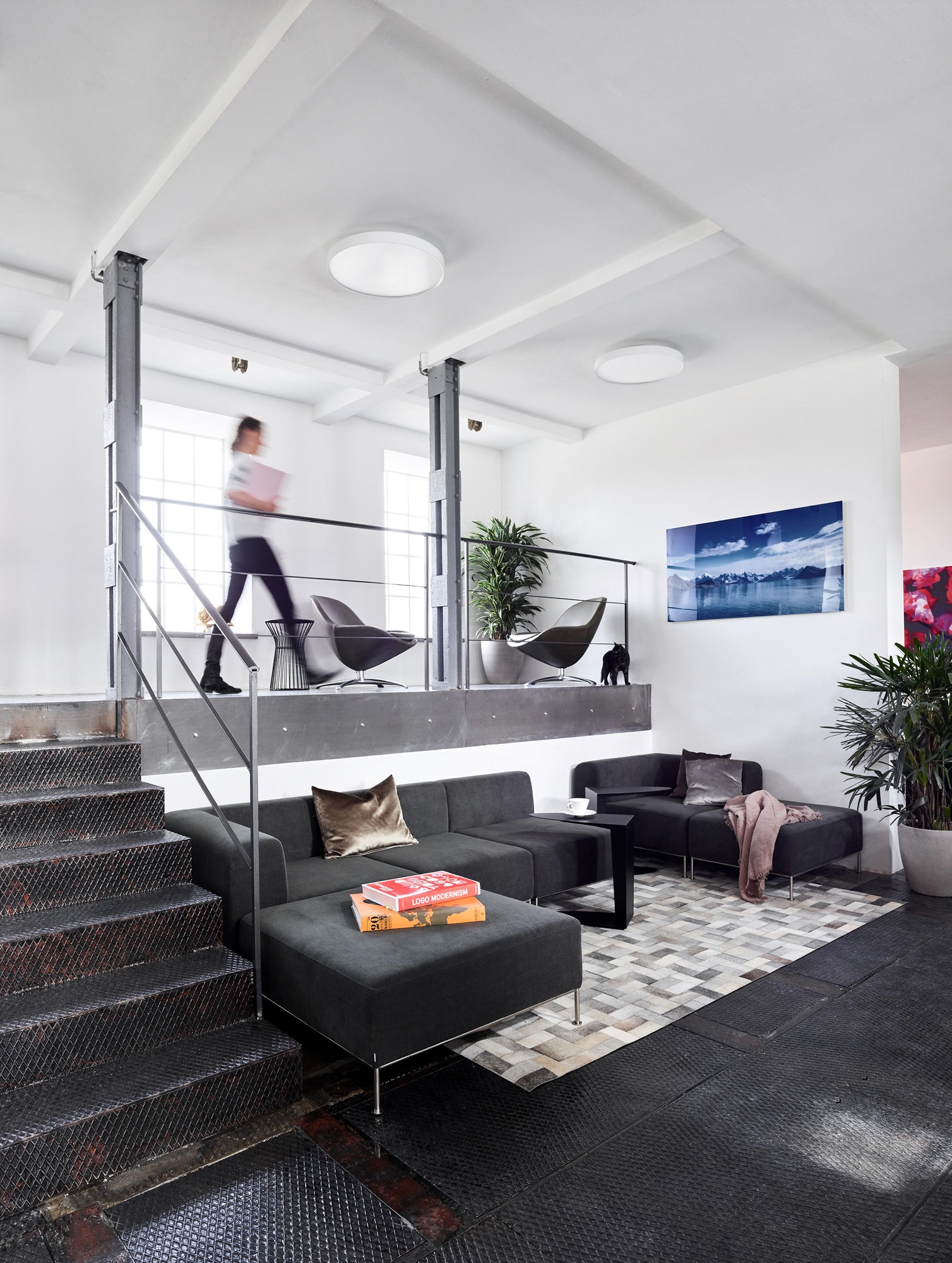 Originally envisaged by Kern Innovations CEO Markos Kern as a co-working space, the BoConcept-shaped interiors of their Munich HQ – with an emphasis on flexibility and comfort – are now home solely to him and his team