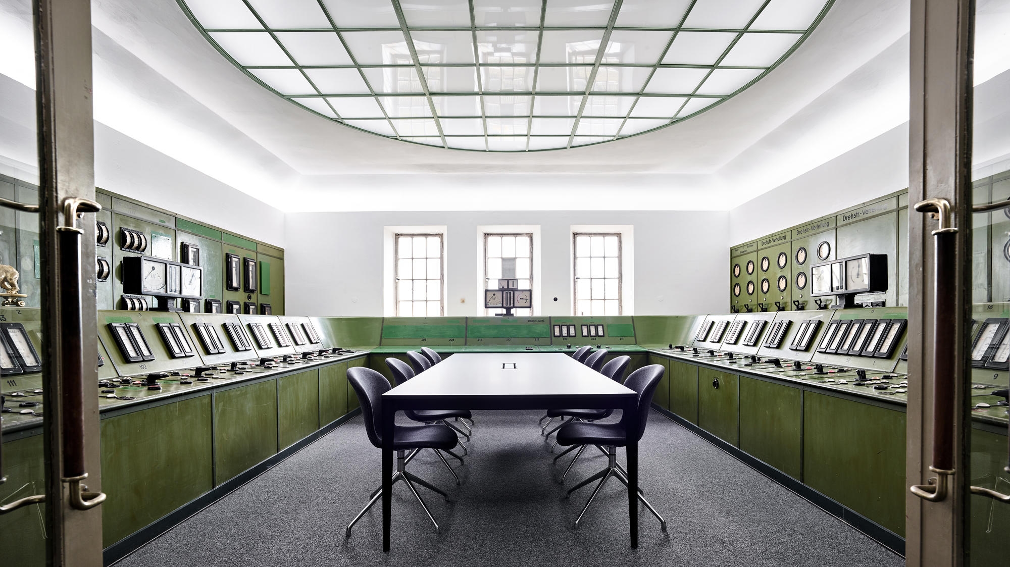 Ground control to BoConcept: Munich-based, multidisciplinary creative agency Kern Innovations features a wide cast of characters from the Danish brand's product portfolio for its power-station-turned-workplace offices