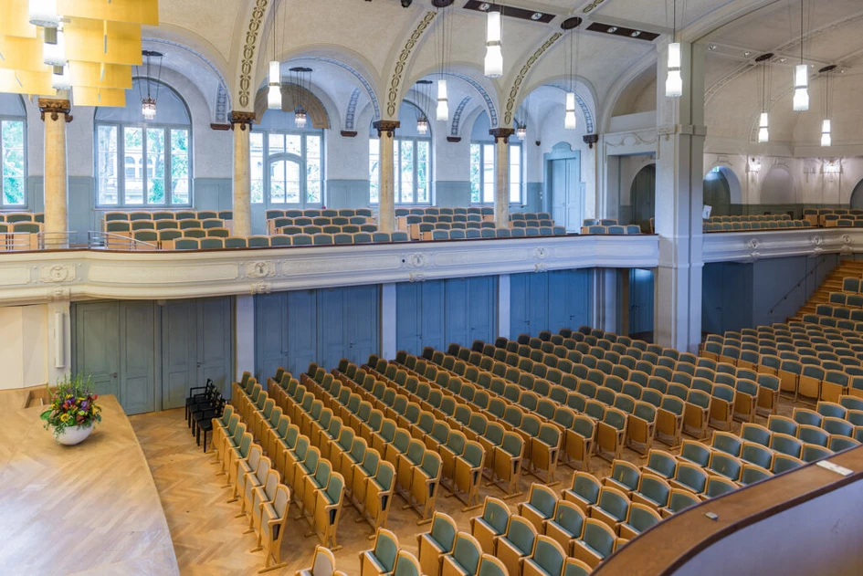 Remanufacturing der Bestuhlung in der Tonhalle, St. Gallen. Foto: Girsberger