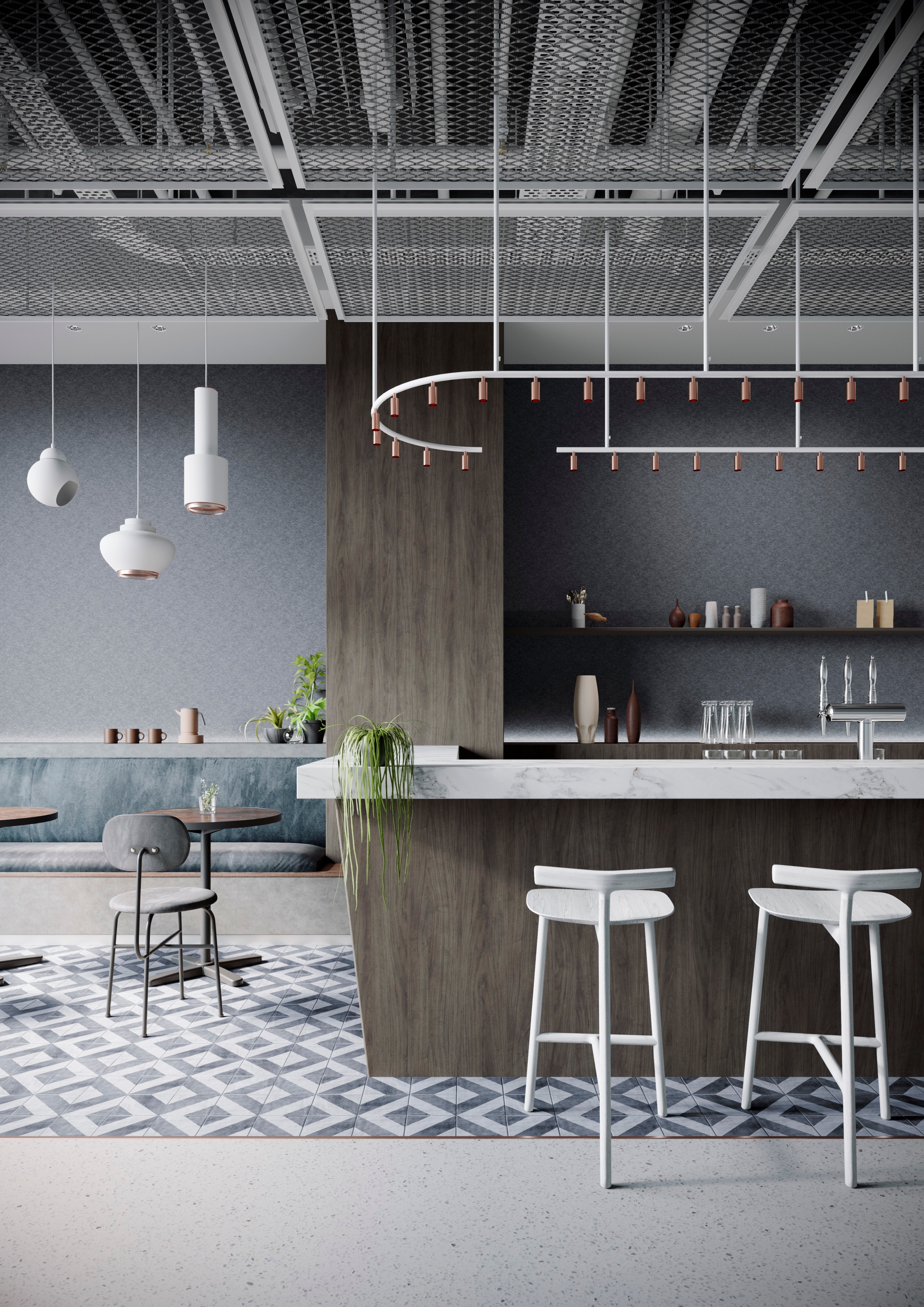 Interiors can be transformed with creative combinations of DI-NOC™ Architectural Finishes which are both lightweight and easy to install