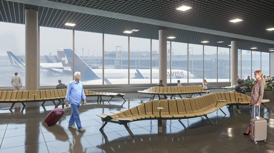 With the freedom to create seating in any shape, direction and pattern, Ascent subconsciously guides and directs passing travellers through a calming environment. Perfect for busy transport hubs like airports