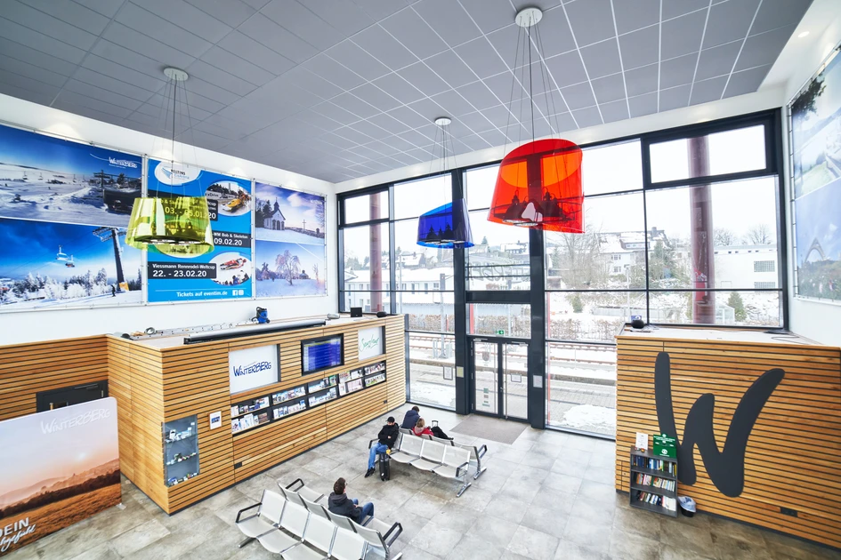 Complementary colours from the Color-All range can be selected to connect interiors directly with nature