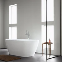 Eine freistehende Wanne in einem günstigen Preissegment ist ungewöhnlich, aber machbar – wie Duravit mit der Linie D-Neo eindrucksvoll beweist