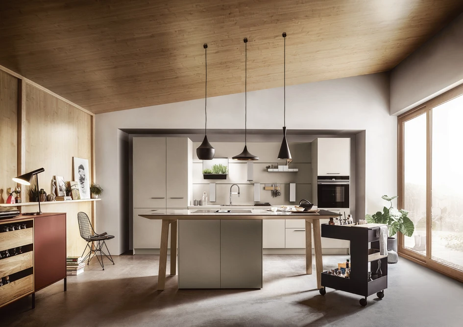 The ‘Trolley’ brings its practical qualities to the kitchen and dining area, in particular, supporting in the preparation and serving of food or functioning as a mobile bar