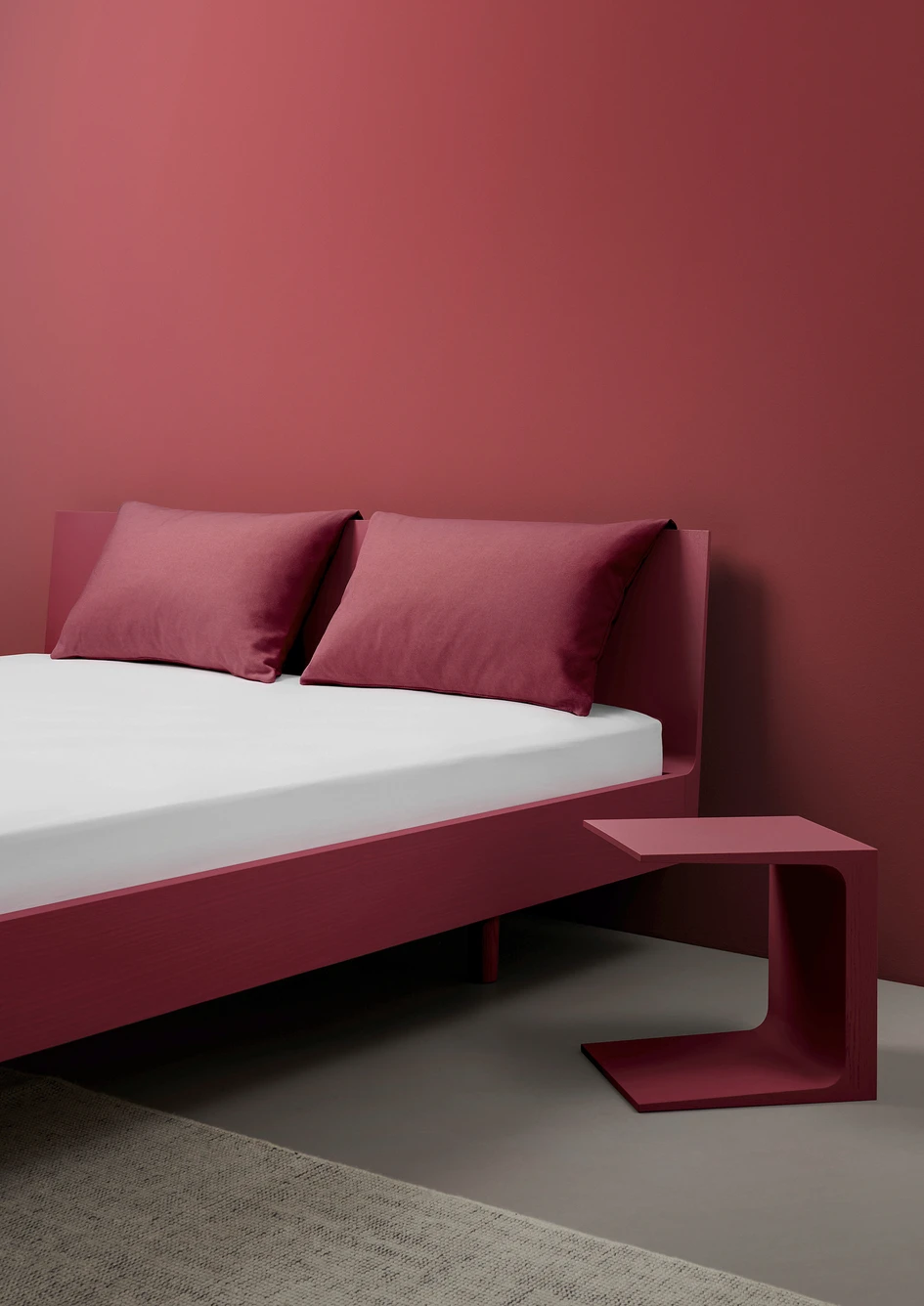 Typveränderung: Das Bett Ais, entworfen von Jörg Boner, gibt es in vier neuen Farben