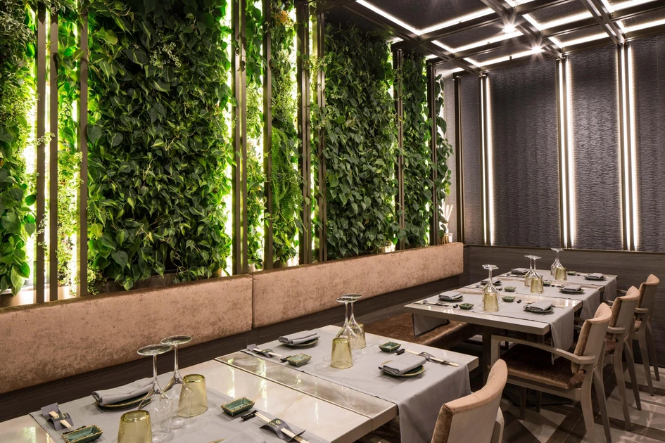 In YAMA, Lai Studio has deployed lighting as an underlying material that helps to incorporate the different formal gestures into a cohesive whole. Photos: Matteo Guidetti