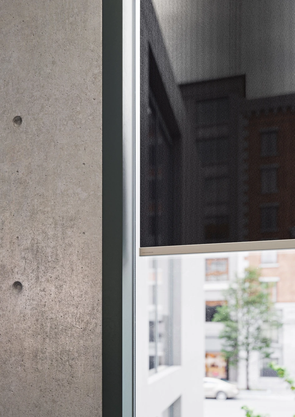 Blocking both heat and cold, but not the view. The roller blinds optimise the indoor climate while at the same time improving the quality and atmosphere of interiors