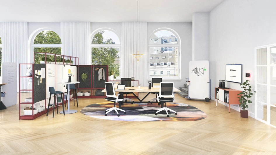 Steelcase always does its homework. Developed with post-pandemic research, the brand’s Flex Active Frames change the way we create, communicate and collaborate in a new kind of workplace