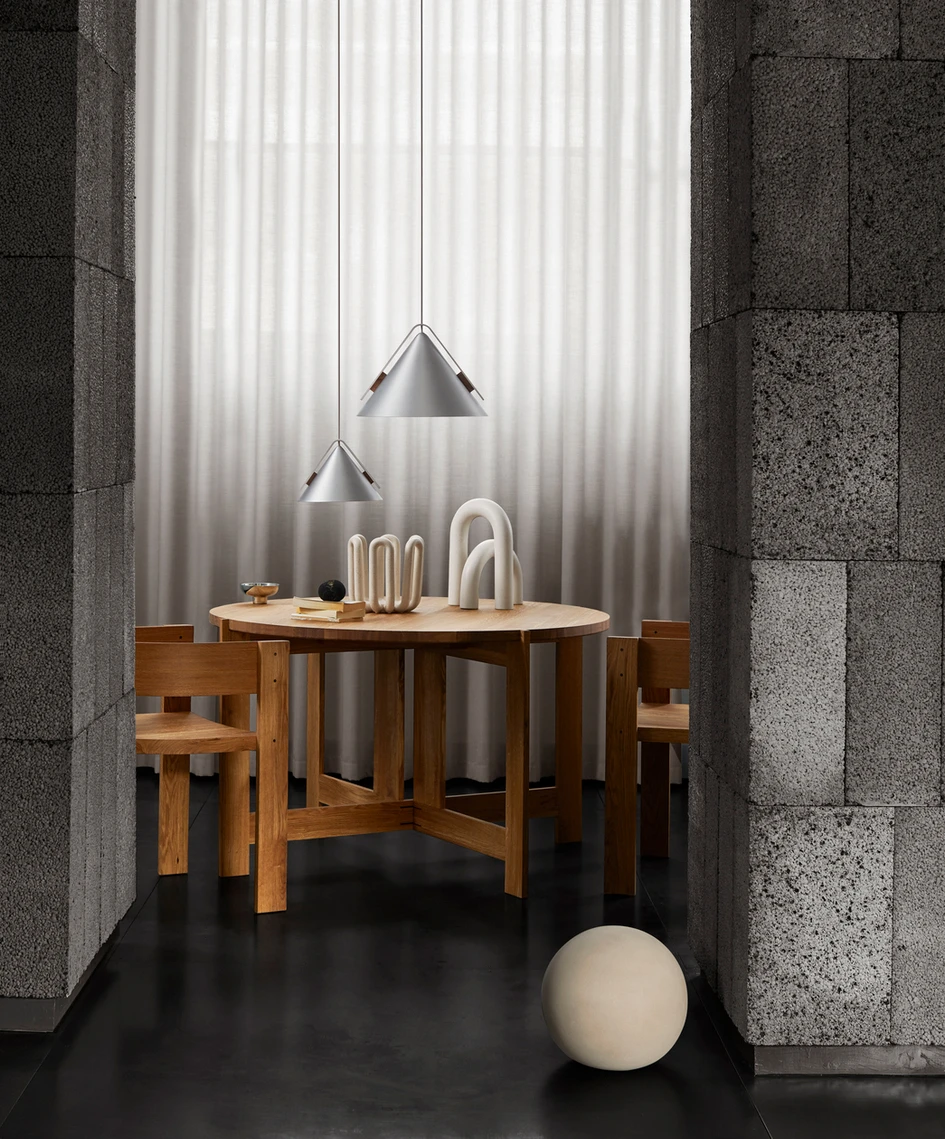 Cone pendant by Kristina Dam Studio