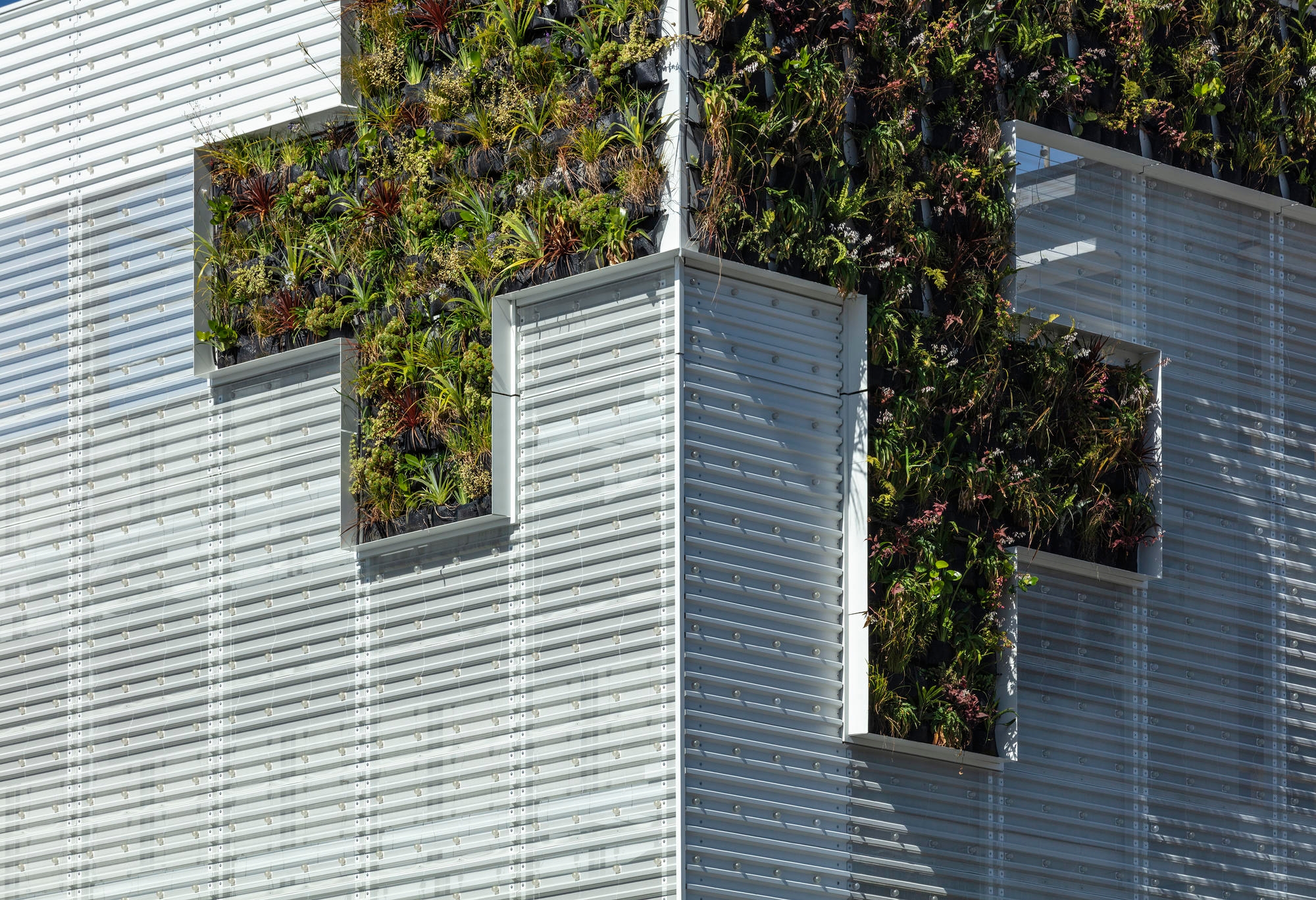 Die von PLUS Architecture entworfene POAL Car Handling Facility an der Uferpromenade von Auckland ist mehr als nur funktional. Sie dient auch als Katalysator für eine stärkere Einbindung der Öffentlichkeit. Fotos: Simon Devitt