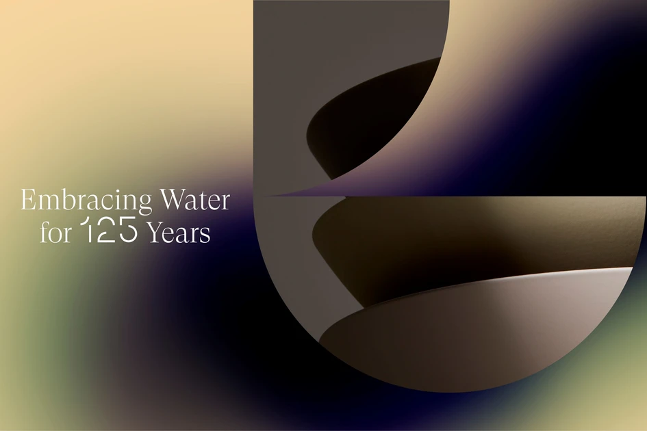 Experiencing water, sensually: This year, Alape celebrates its founding one and a quarter centuries ago under the motto: ‘Embracing Water for 125 Years’