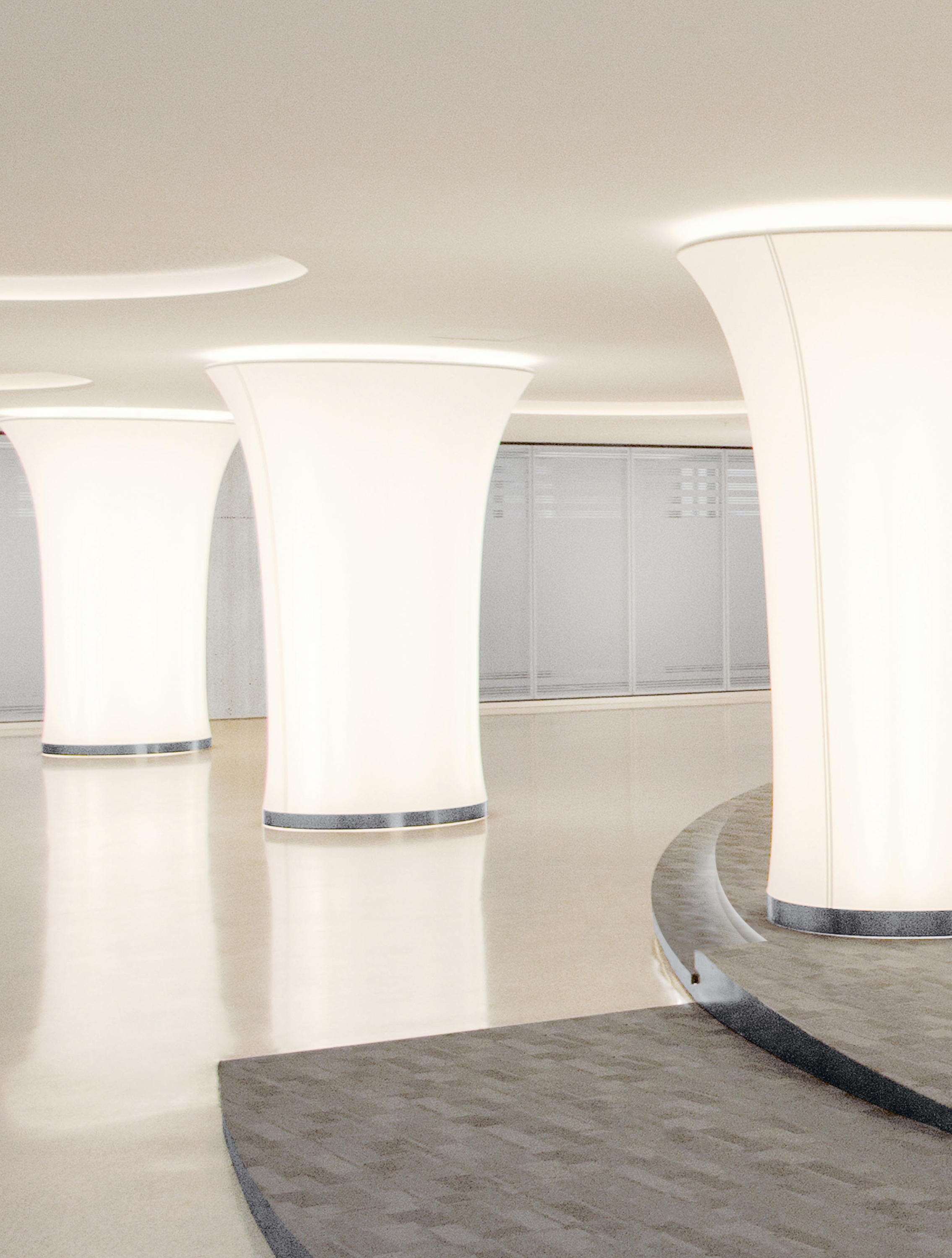 Column Disguising light wraps by Koch Membranen