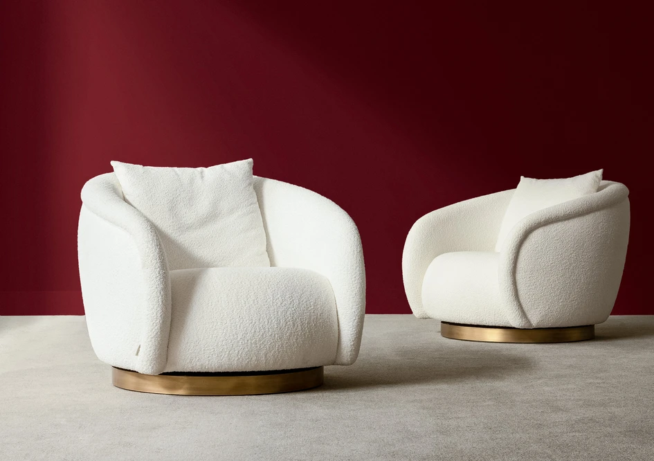 Ollie, the inviting new armchair from Porto-based Hamilton Conte, is available in a range of fabrics and leathers as well as bespoke finishes