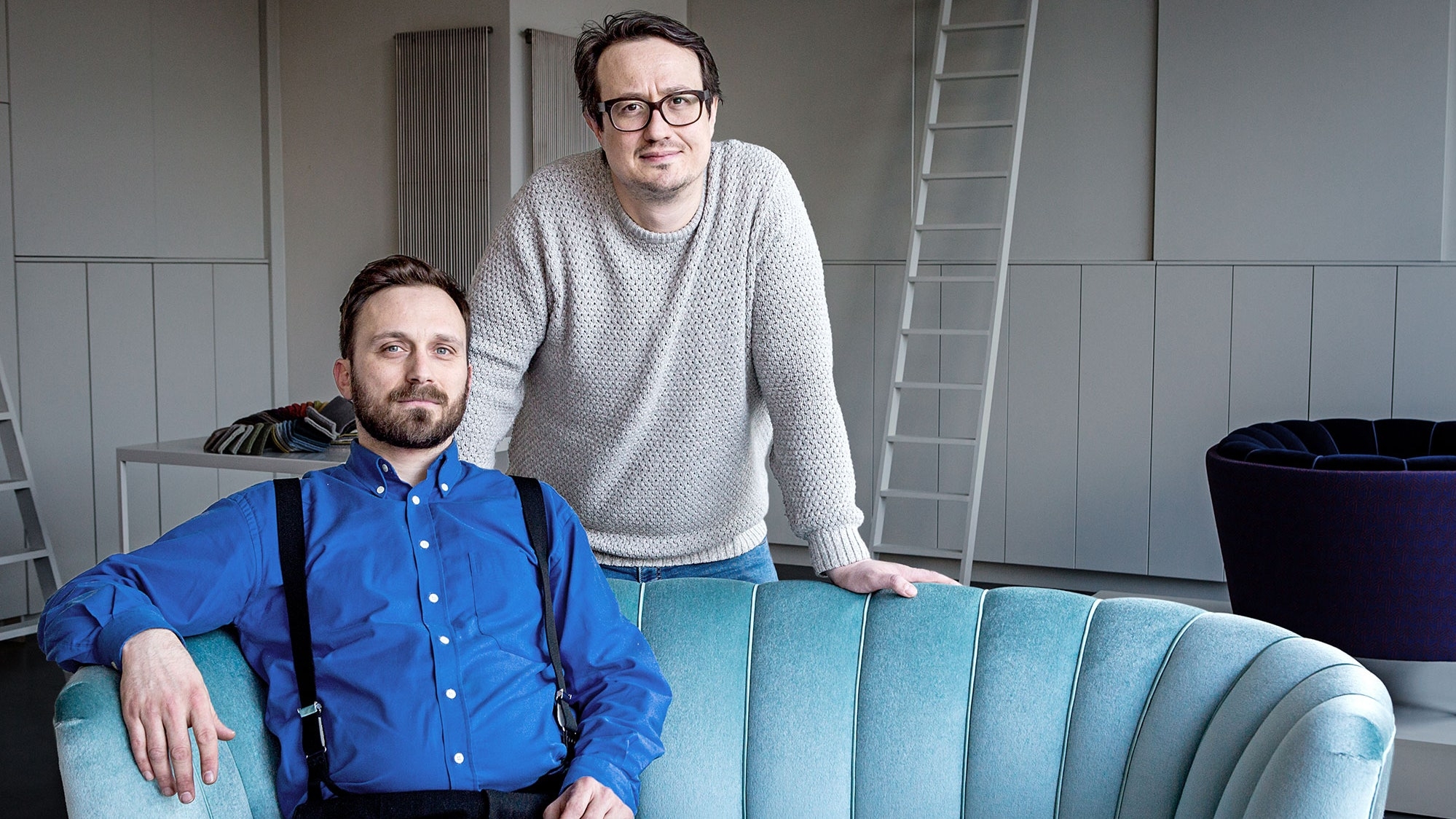 The managing directors of Unique Factory – Mirza Music-Zander (left) and Mensud Bjelosevic – always rise to the challenge of finding individual furnishing solutions for their clients. Photo: Unique Factory