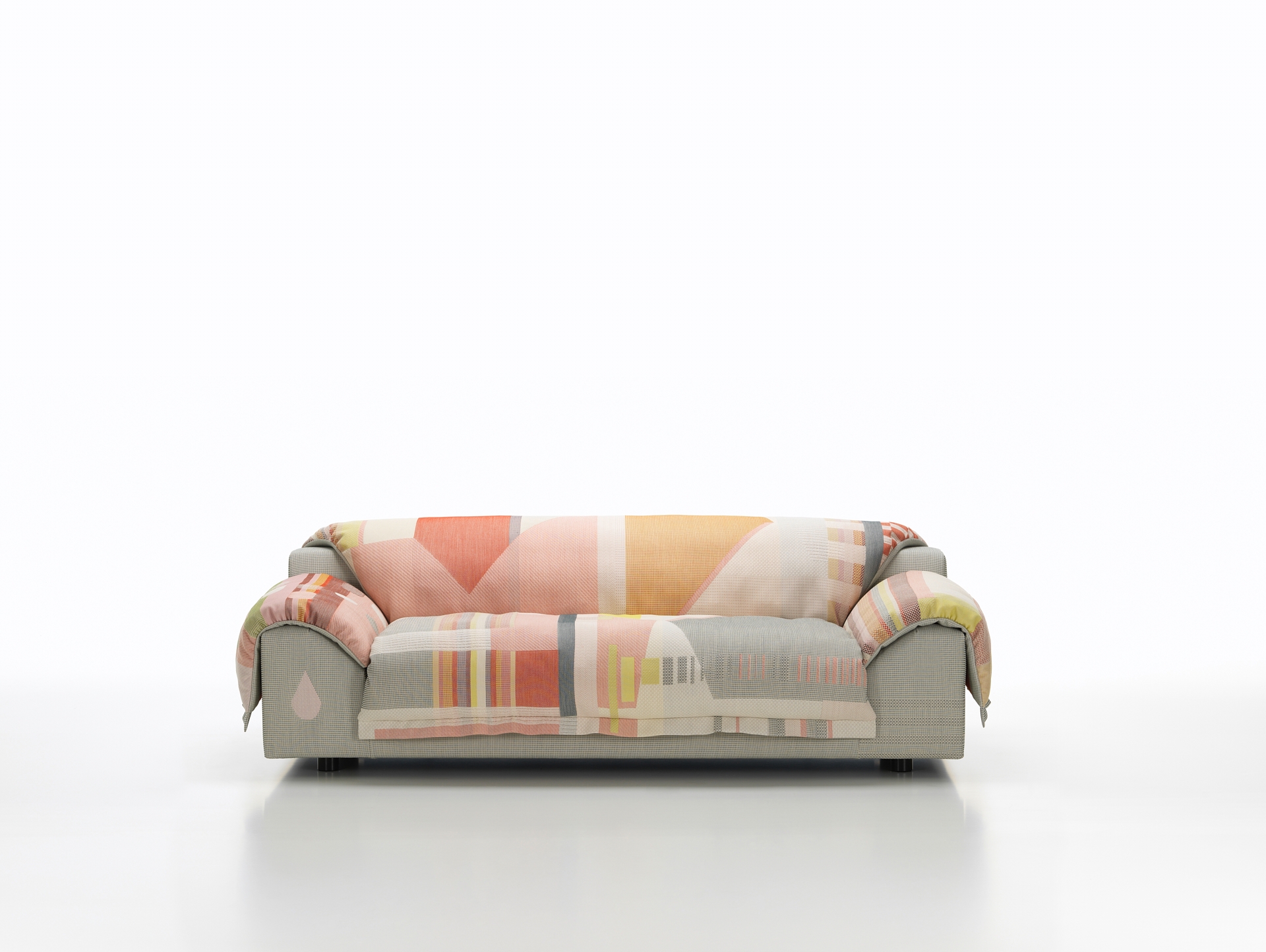 Above: From old to new – a sofa reworked with designer Friederike Tebbe. Below: The colourful 'Vlinder' was created by Dutch designer Hella Jongerius for Unique Factory. Photos: Christina Stivali (top), Jongeriuslab