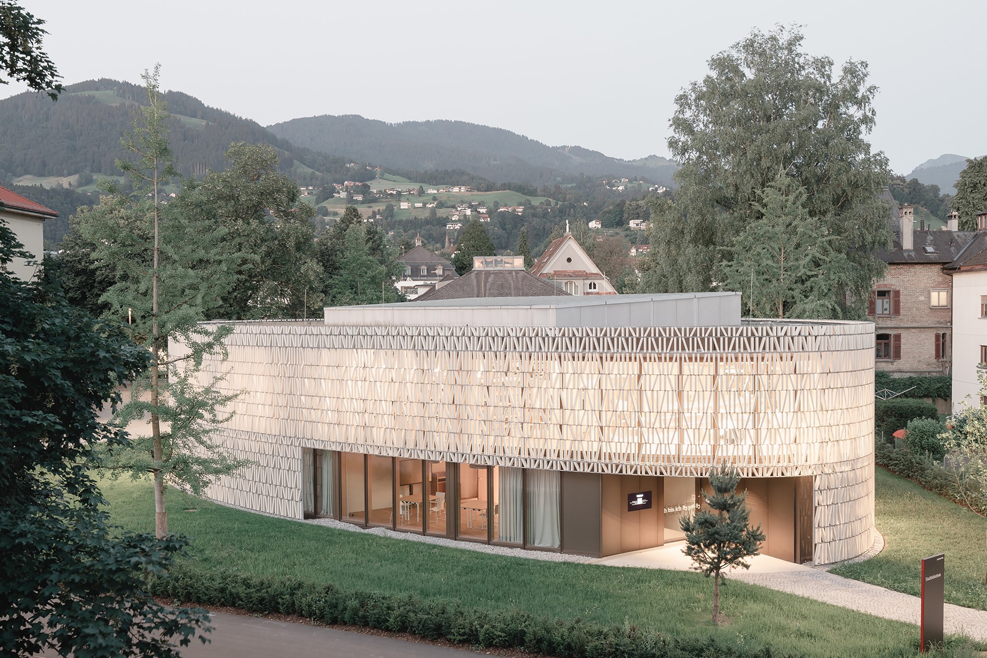 This year's winners are architectural firm Dietrich|Untertrifaller for its innovative design of the Dornbirn municipal library (above) and Walda Verbaenen for her design 'Braille meets Emoticons'