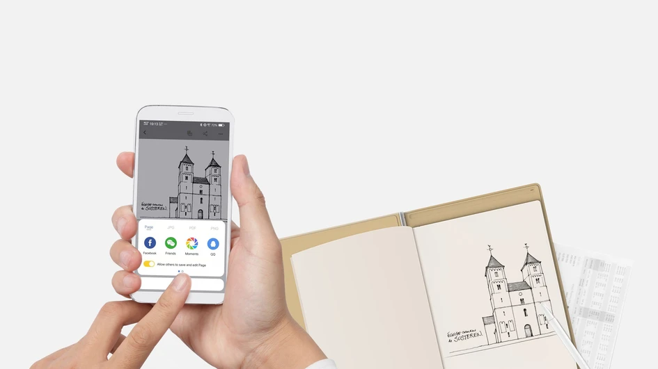 Looks like the future, feels like the past: RoWrite2 receives the iF Gold Award thanks to its unusual combination of digital technology and notebook function 