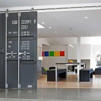 The large open-plan kitchen and living space of the Wyss Family Residence by Paul Michael Davis Architects can be closed off from the rest of the house to create more privacy if necessary. Photos: Mark Woods