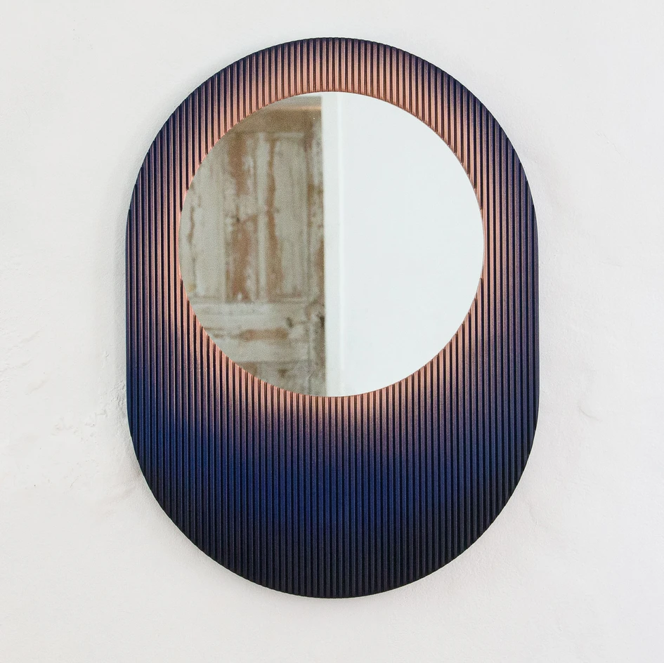 Pennsylvanian designer-makers Wren and Cooper will show their Fluted Mirror at Look Book, the platform connecting North American designers and makers with interior designers and architects