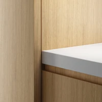 Above: Detail of the UNILIN Master Oak Natural Light and Master Oak Natural with the Master Oak structure. Below: Combination of the UNILIN Master Oak Natural and UNILIN Master Oak White with Master Oak structure