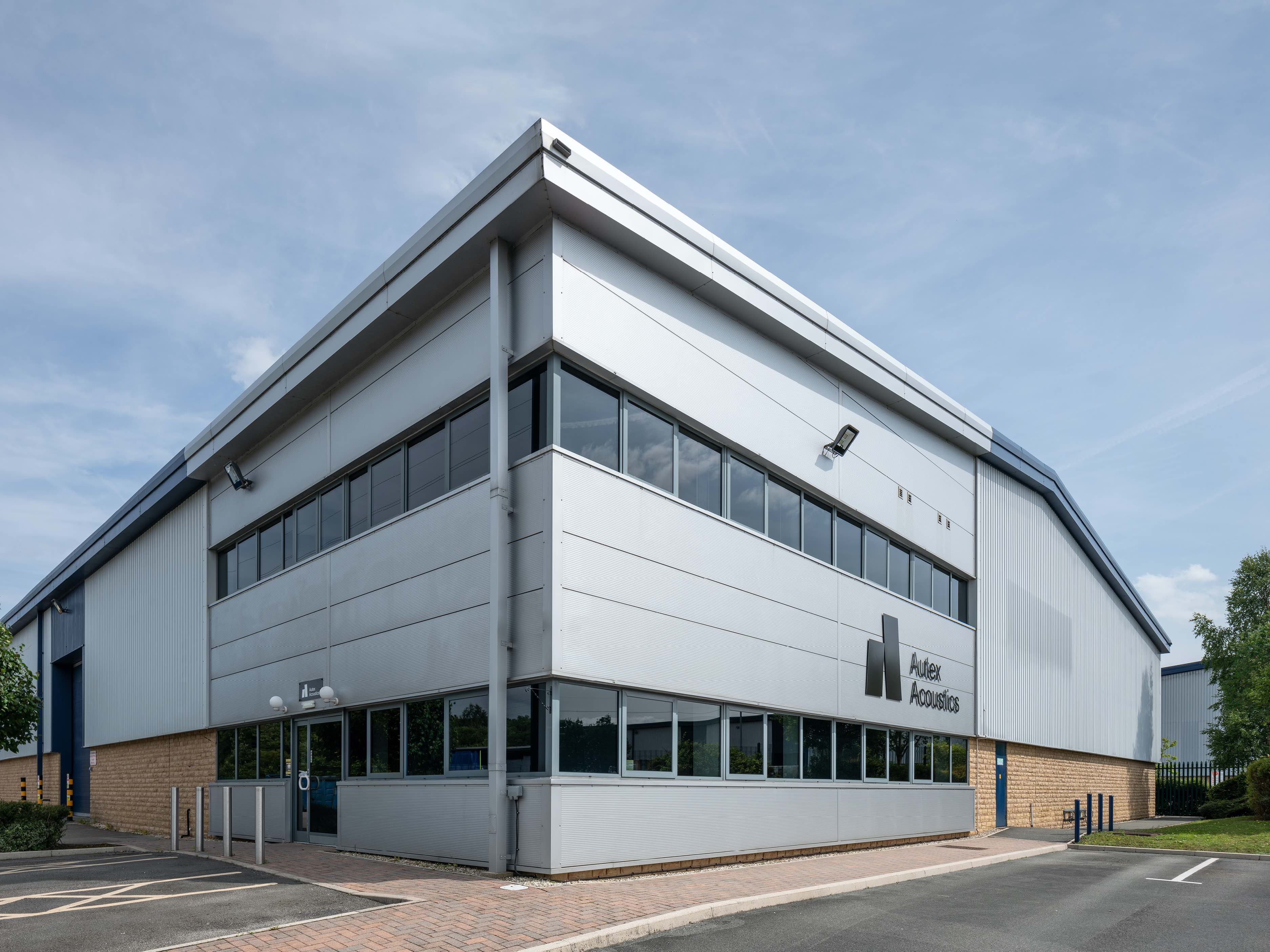 Autex Acoustics keeps the carbon footprint low by manufacturing close to its clients. The UK is served by a plant based in the one time hub of British textile production, Huddersfield