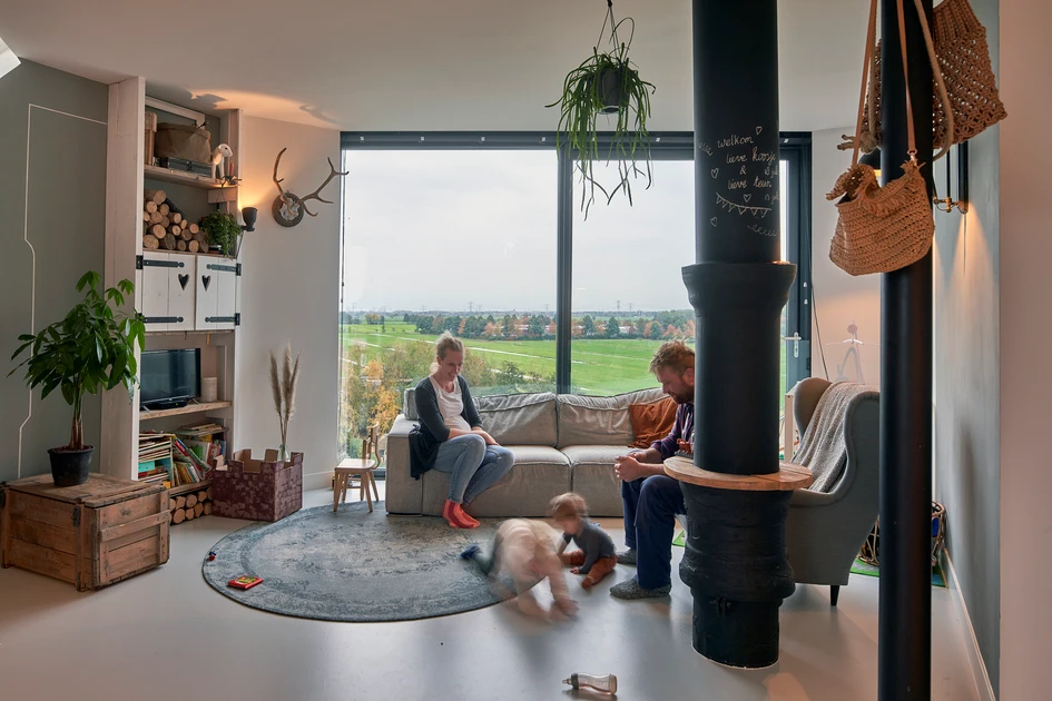 The Transformation Watertower was renovated into two family homes by two local cousins. Photo: René de Wit