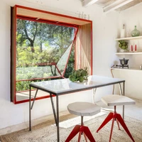 12VoltRetreat's large window opening. Photo: Tomeu Canyellas