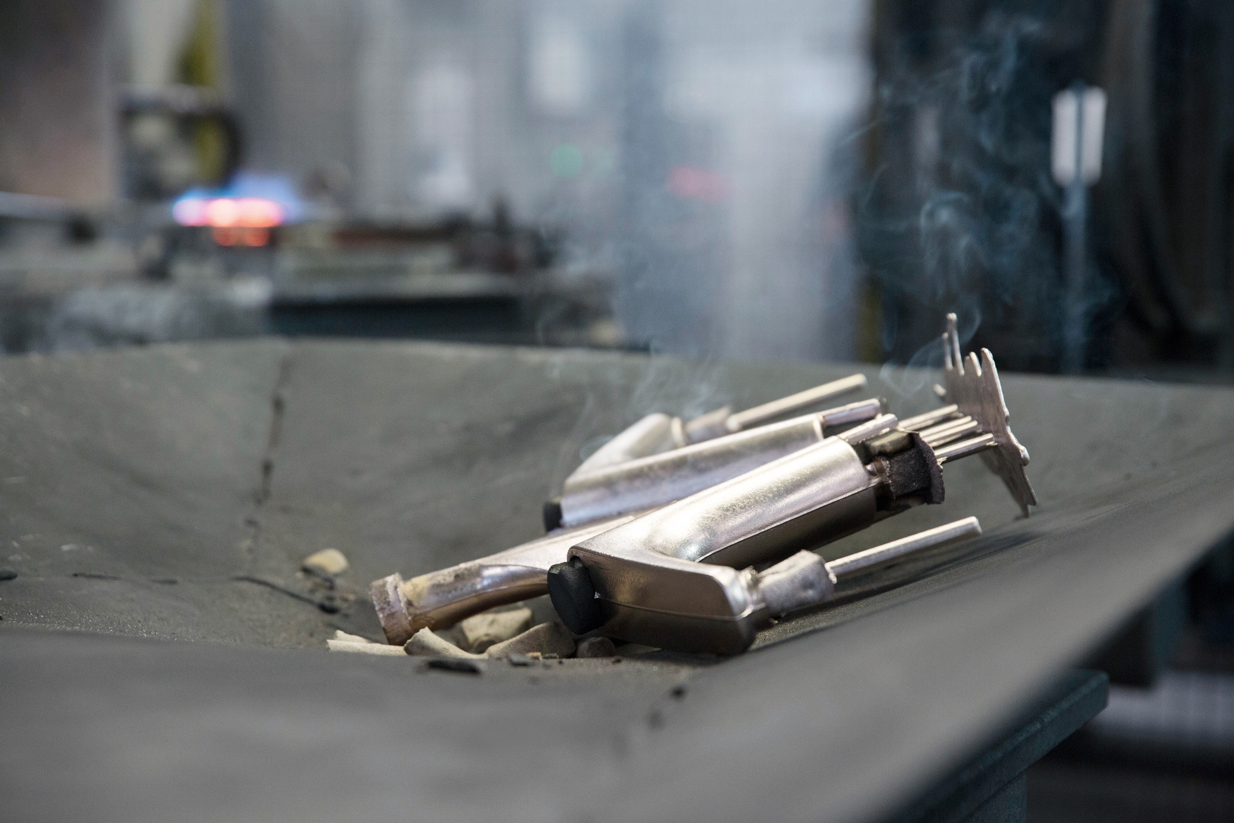 The multi-stage creation process at LAUFEN starts with the initial, innovative idea and then perfectly embodied in the production of the company's taps and fittings