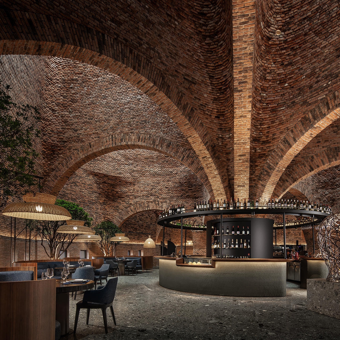 Lire l’histoire Space and materiality in new restaurant design