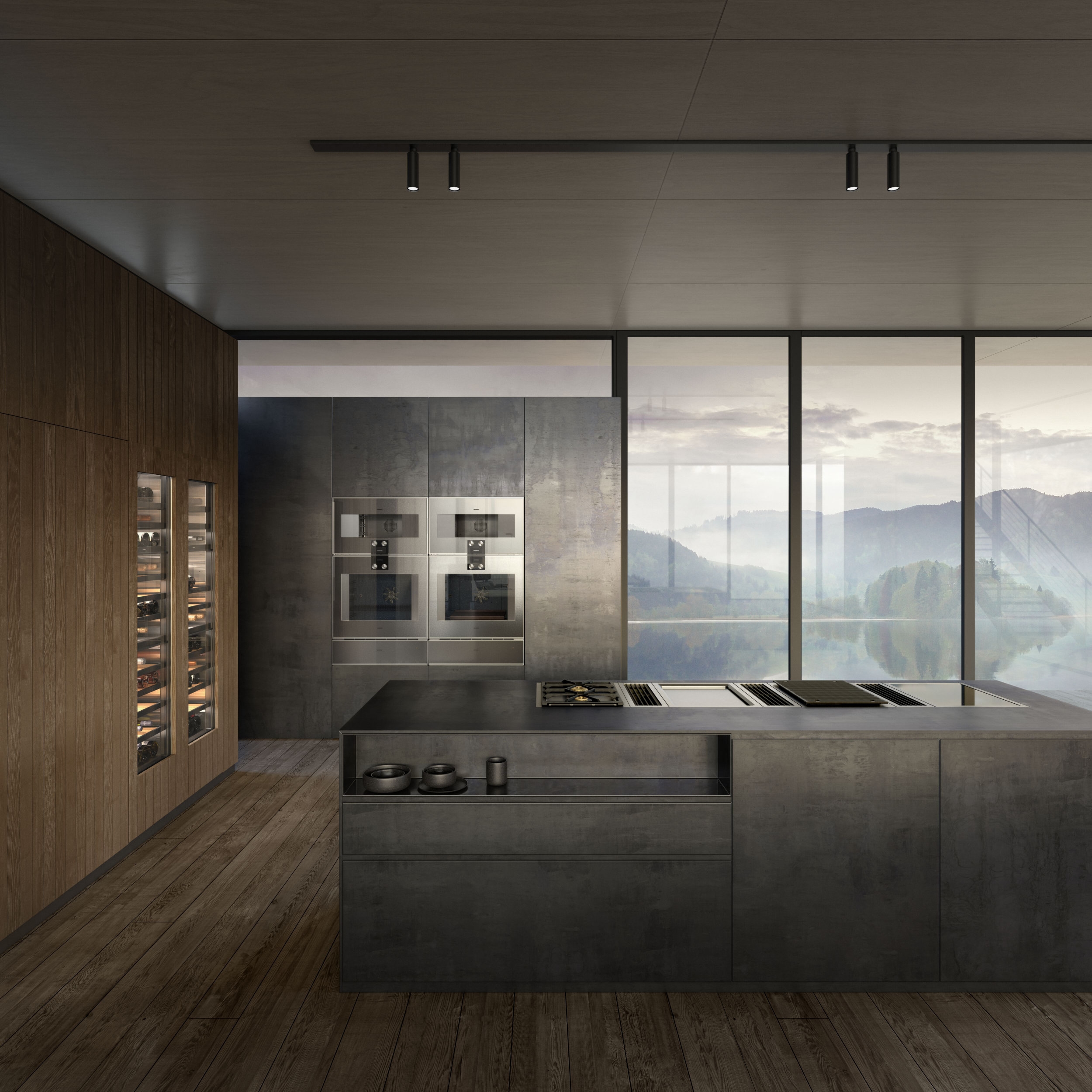 'Exceptional together' Gaggenau appliances present the balance of beautiful aesthetics and professional-grade performance, providing a full kitchen solution