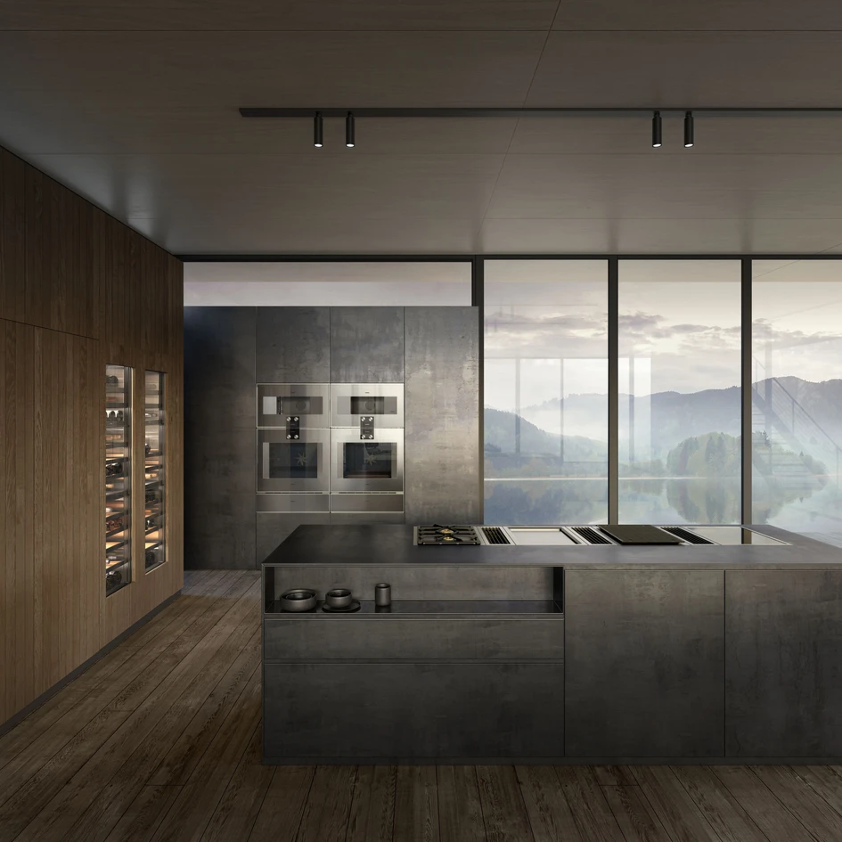 'Exceptional together' Gaggenau appliances present the balance of beautiful aesthetics and professional-grade performance, providing a full kitchen solution