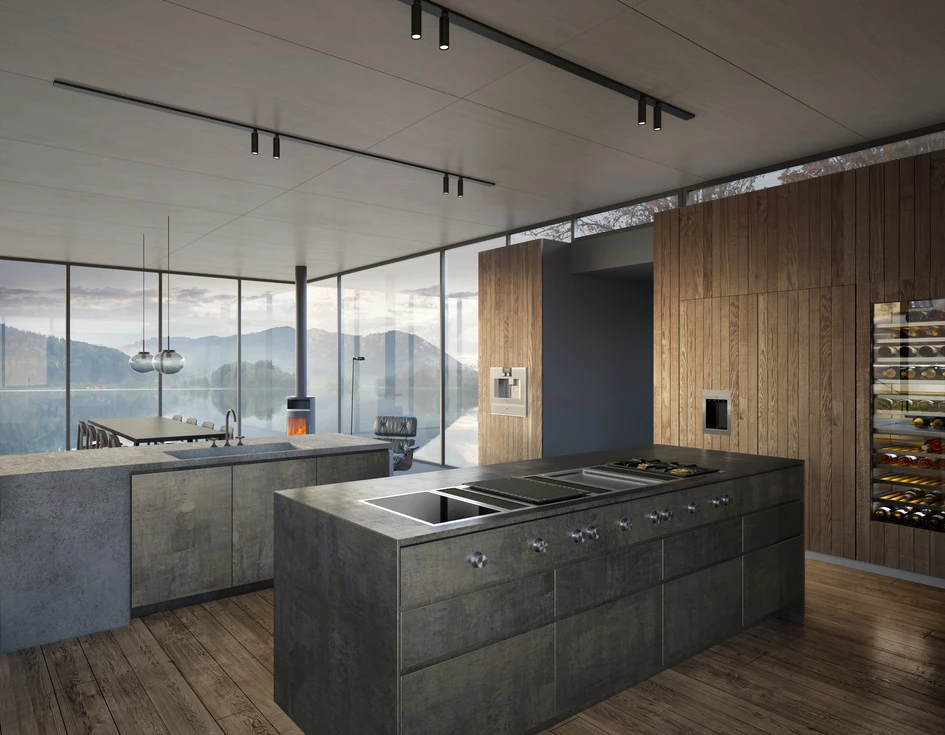 When appliances are conceived to work together, from the drawing board to installation, the kitchen becomes a serene workspace that integrates well into the rest of a home