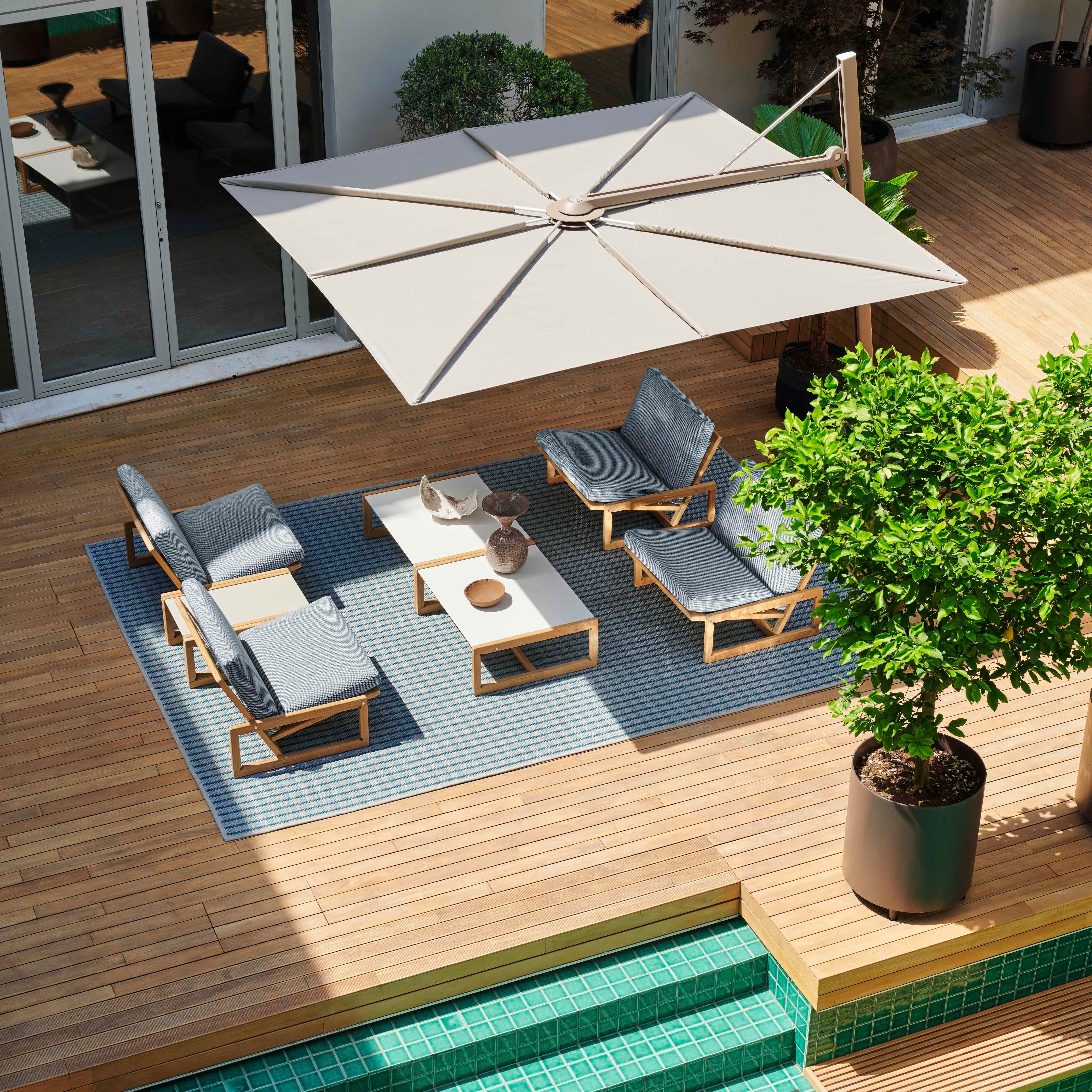 Lire l’histoire The switch to outdoor living with Cassina’s Carlotta collection