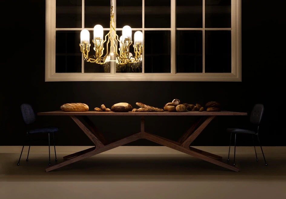 A statement piece of dining furniture, the Liberty table is a conversation starter, whatever the meal