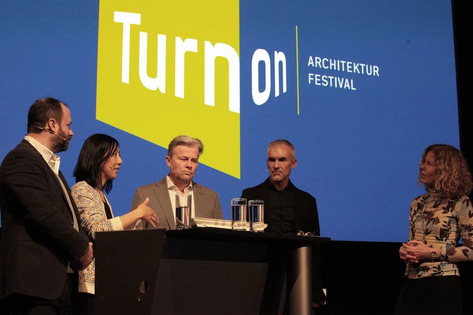 Oliver Vollgruber, Misa Shibukawa, Elmar Danner, Christopher Girg and Margit Ulama (left to right) at TURN ON PARTNER 2020. Photo: Ulrich Dertschei