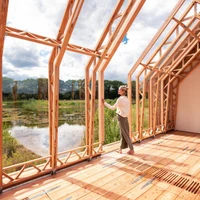 West Hotel's tropical atrium (top) and Cabin Anna's insulated, glass or completely open sliding sections (middle, bottom). Photos: Felix Forest (top), Tōnu Tunnel & Jorrit 't Hoen (bottom)