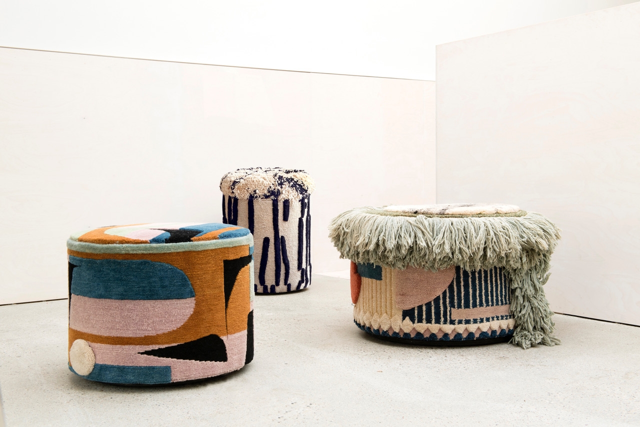 Lyk Carpet makes unique rugs, hangings and upholstered furniture. Photos: Lyk Carpet 